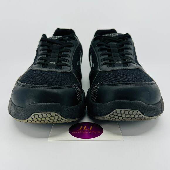 Kuru Mens Quantum Supportive Stability Walking Sneakers Black Slate Gray Size 12 - Picture 2 of 11